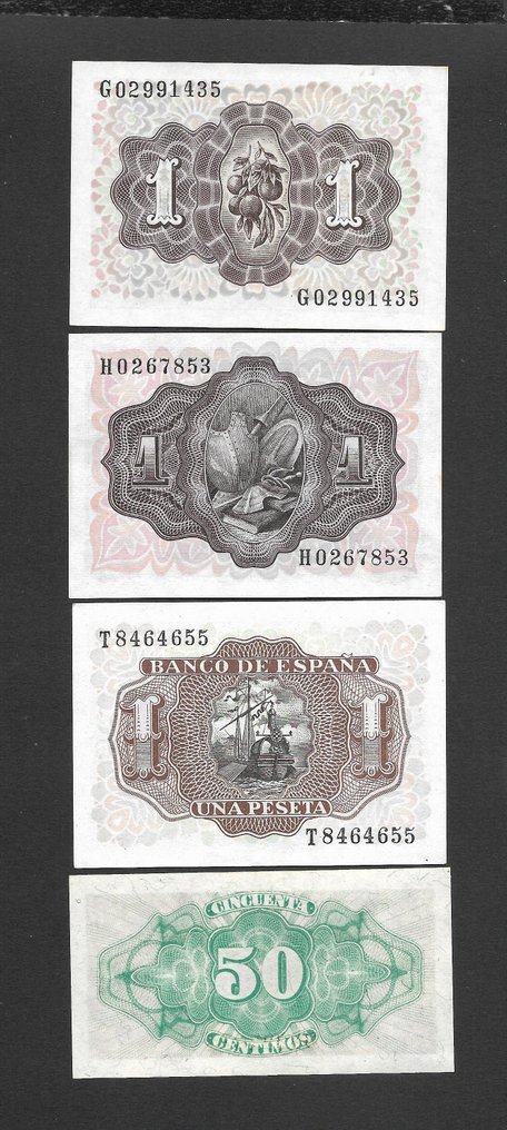 西班牙. - 11 Banknotes - various dates  (沒有保留價) #2.1