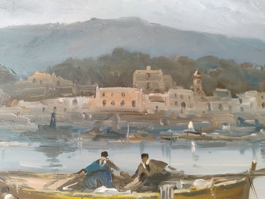 Antonio Migliardi (1913-1985) - Barche a Posillipo #2.1