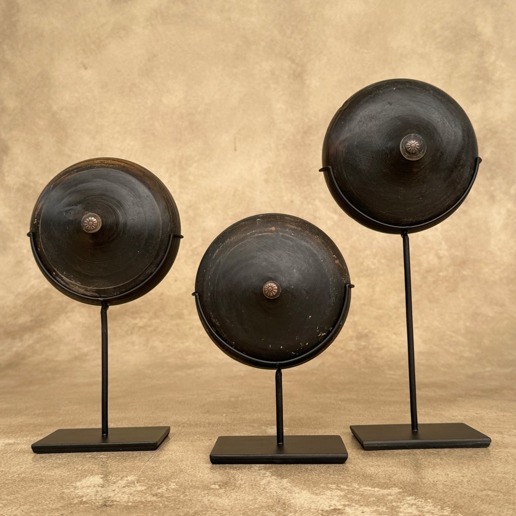 NO RESERVE PRICE - Spinning tops (3) - Gasing  - 陀螺 - 2020年及之后 - 印度尼西亚 #4.3