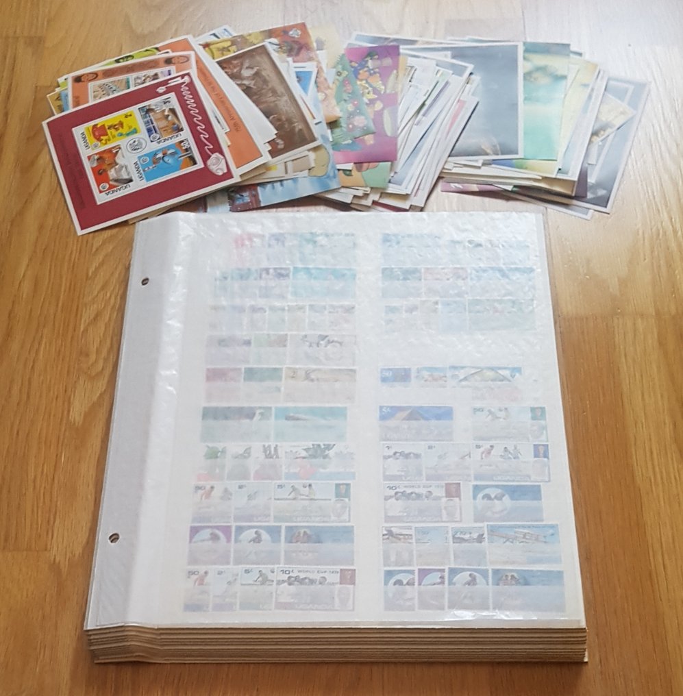 Uganda 1962/2001 - Viktig och avancerad samling med många blockblad. #1.0