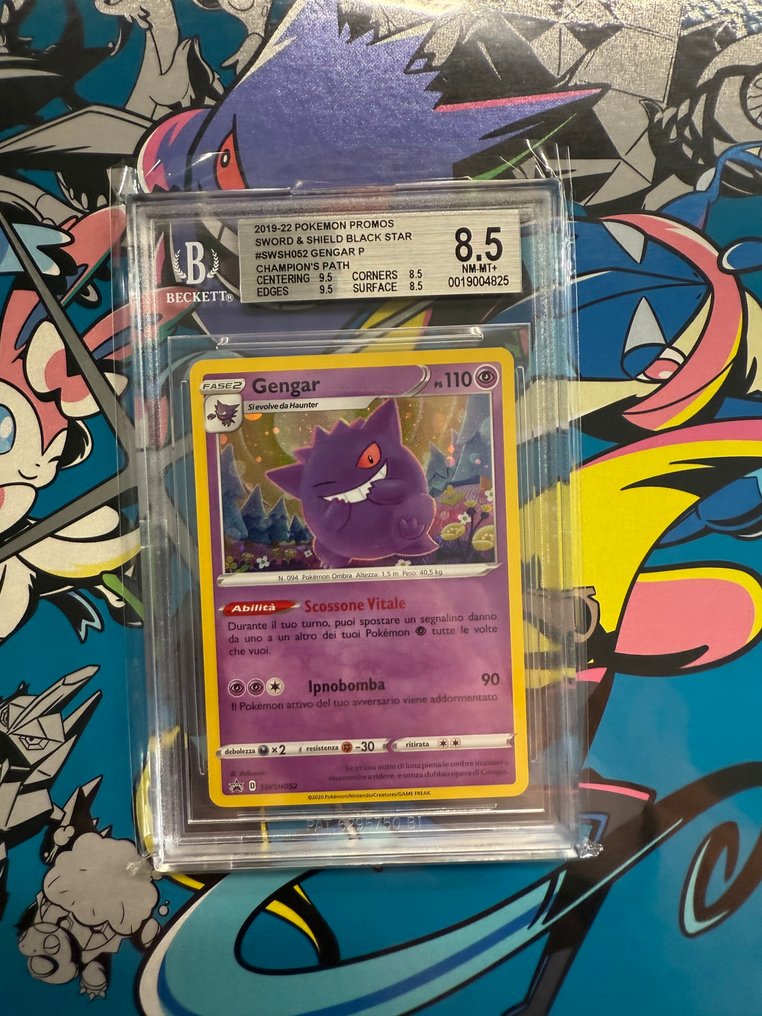 Pokémon - 1 Graded card - Gengar Foil, Προωθητική κάρτα - Beckett 8.5 - Sword & Shield #1.0