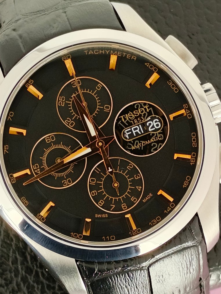 Tissot - Couturier Chronograph Valjoux Cal. 7750 - T035.614 - Bărbați - 2000-2010 #4.3