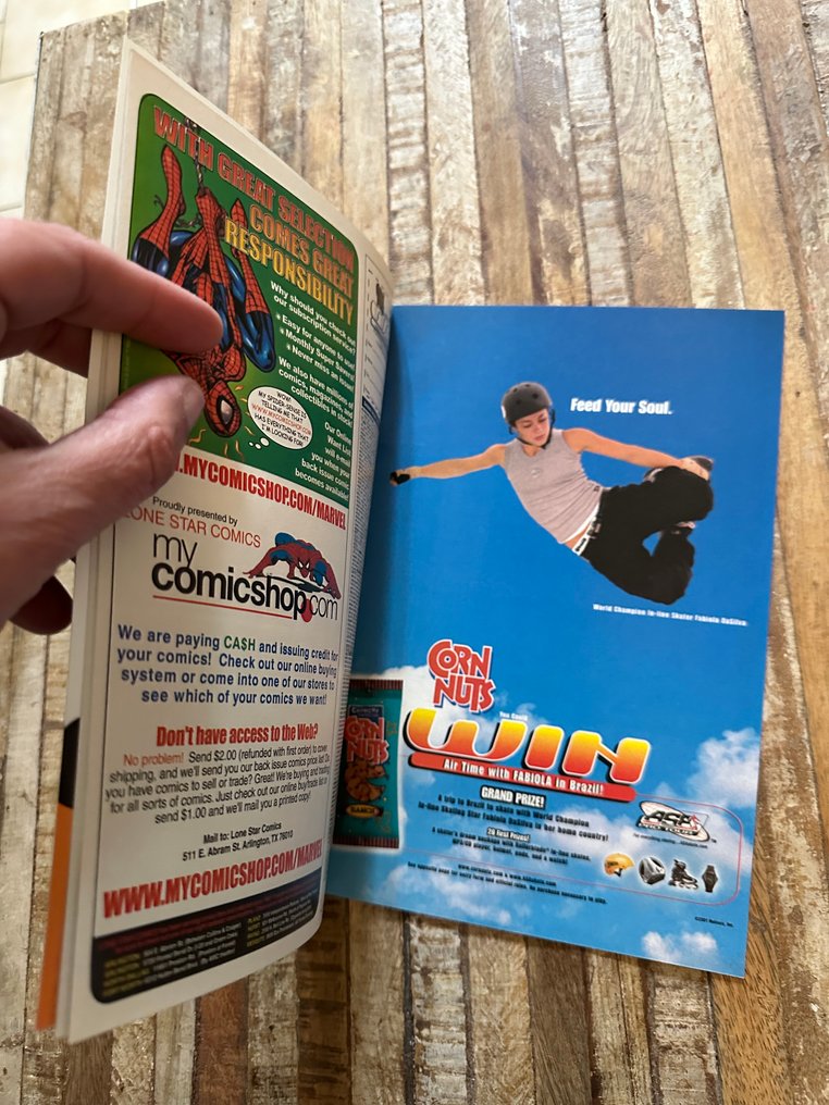 Ultimate Spider-Man (Vol. 1) #6 - Big Time Super Hero - Signed by Mark Bagley - 1 Signed comic - EO - 2001 #4.3