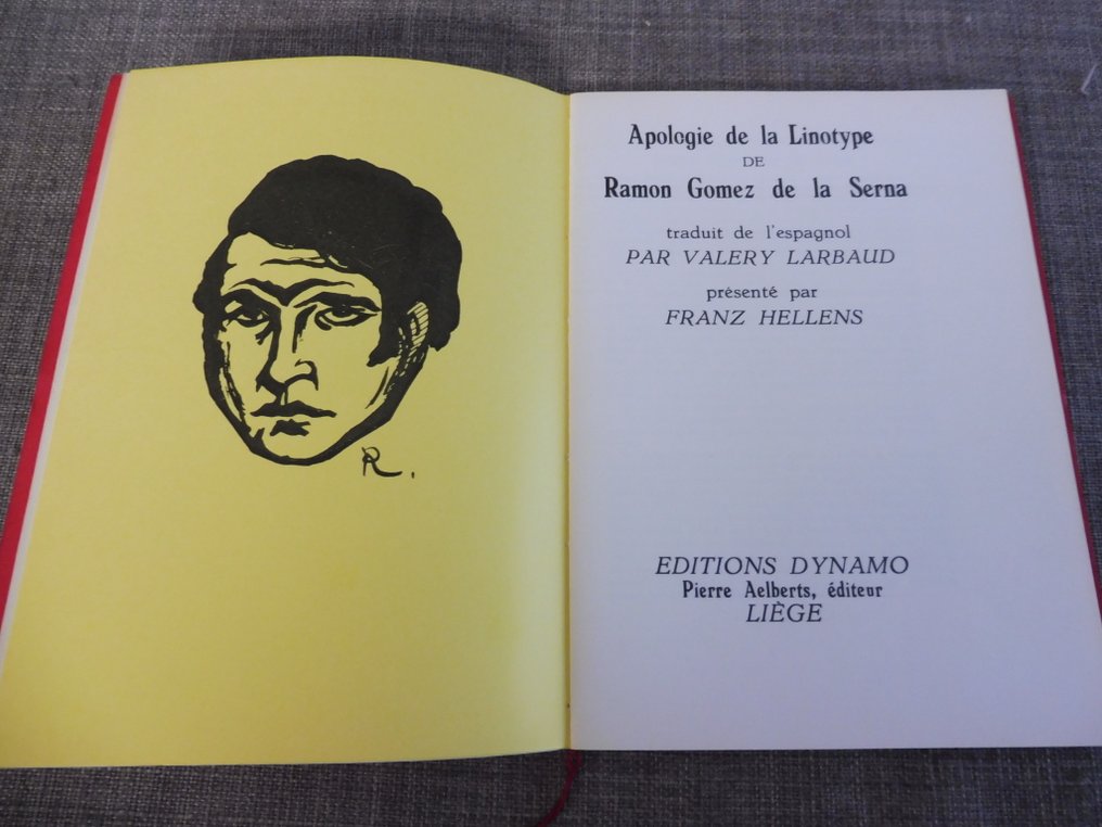 2  éditions rares de Franz Hellens sur Valery Larbaud - 1963 #2.1