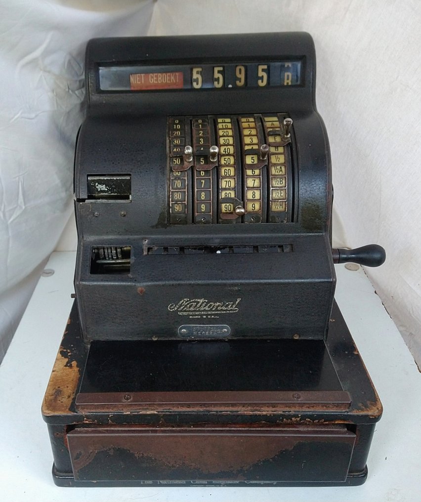 National Kassa Amsterdam - 技術儀器 古董 - 荷蘭 - 1940-1950 - Nationale kasregister #1.0