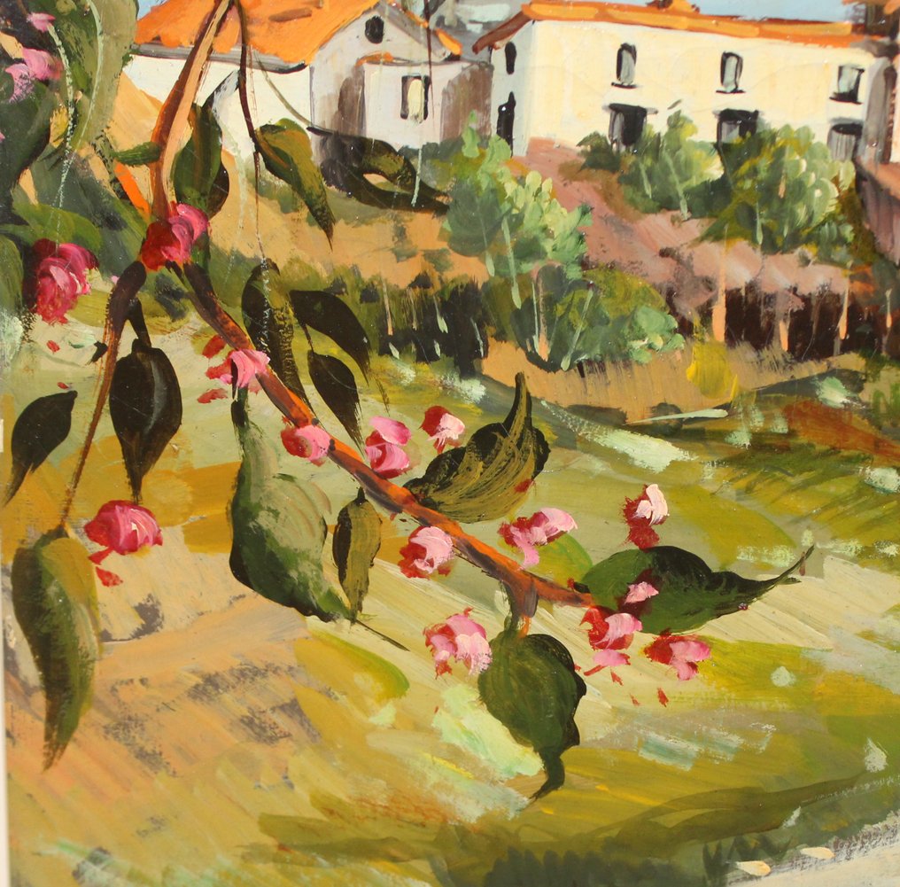 Ιταλική σχολή (XX) - Día soleado en el pueblo #4.3