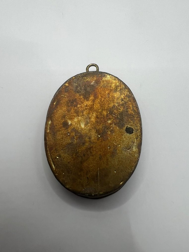  聖物匣 - 金色的卡蒂略, 玻璃 - XX 世纪 - 出生时的 bmv  #4.3