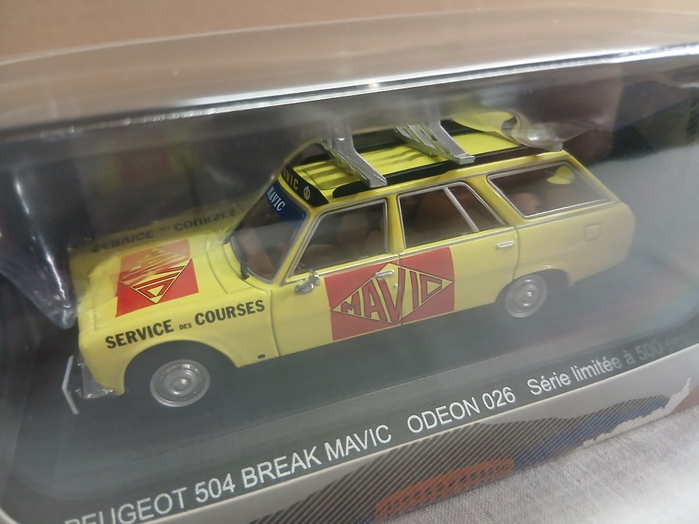 ODEON 1:43 - Modell autó - Peugeot 504 Break Mavic #1.0