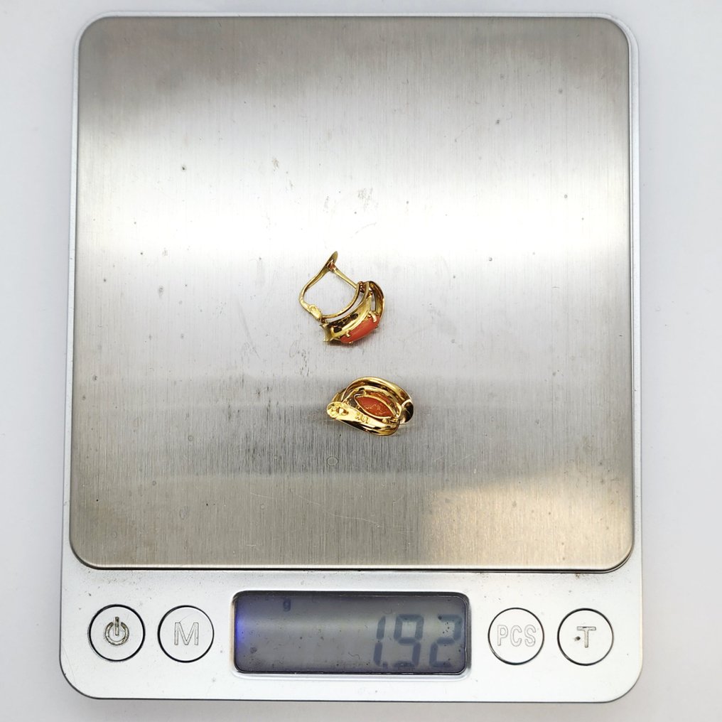 兩件珠寶套裝 - 18 克拉 黃金 -  3.00ct. tw. 珊瑚 #4.3