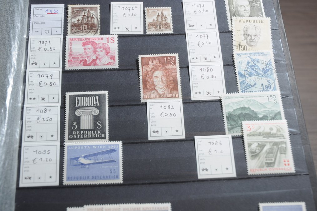 Austria - Extensive search in various stock books (248 photos). #2.1