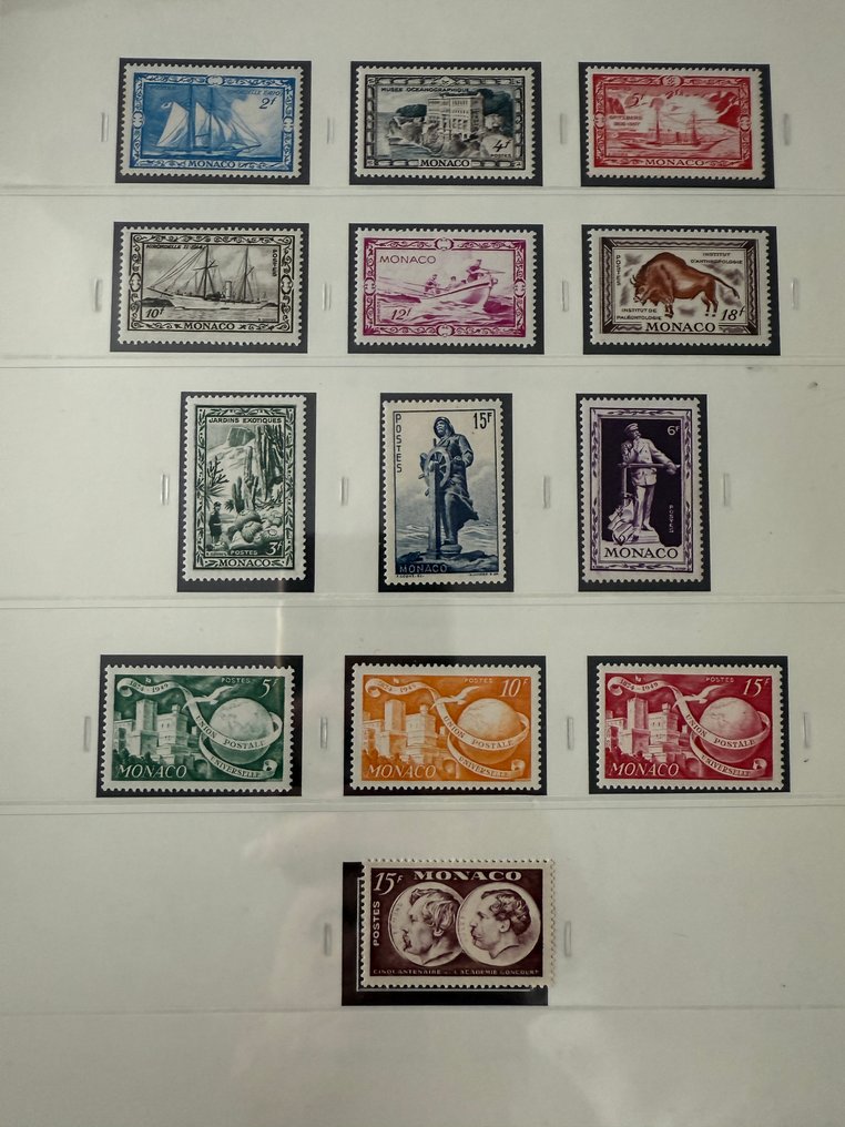 摩纳哥  - 摩纳哥 - 1945/1959 年代 "红十字会.." 全新 - 估价+800欧元 #4.3