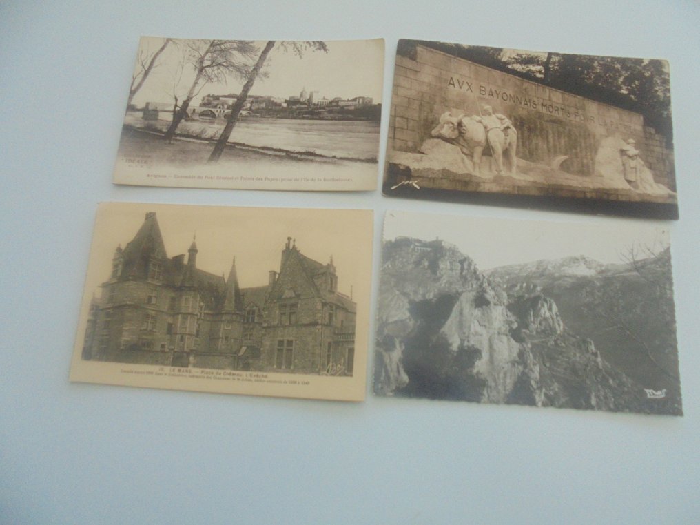 Γαλλία - Πόλη και τοπία, Κάστρα και μνημεία, Θαλάσσιος, Ευρώπη, Διάφορα, Εκκλησίες, Τρένα / Σιδηρόδρομοι - Πολλές γαλλικές πόλεις, μεταξύ των οποίων το Mont-Saint-Michel, η Nancy, το Rouen. - Καρτ-ποστάλ (200) - 1900-1950 #2.1