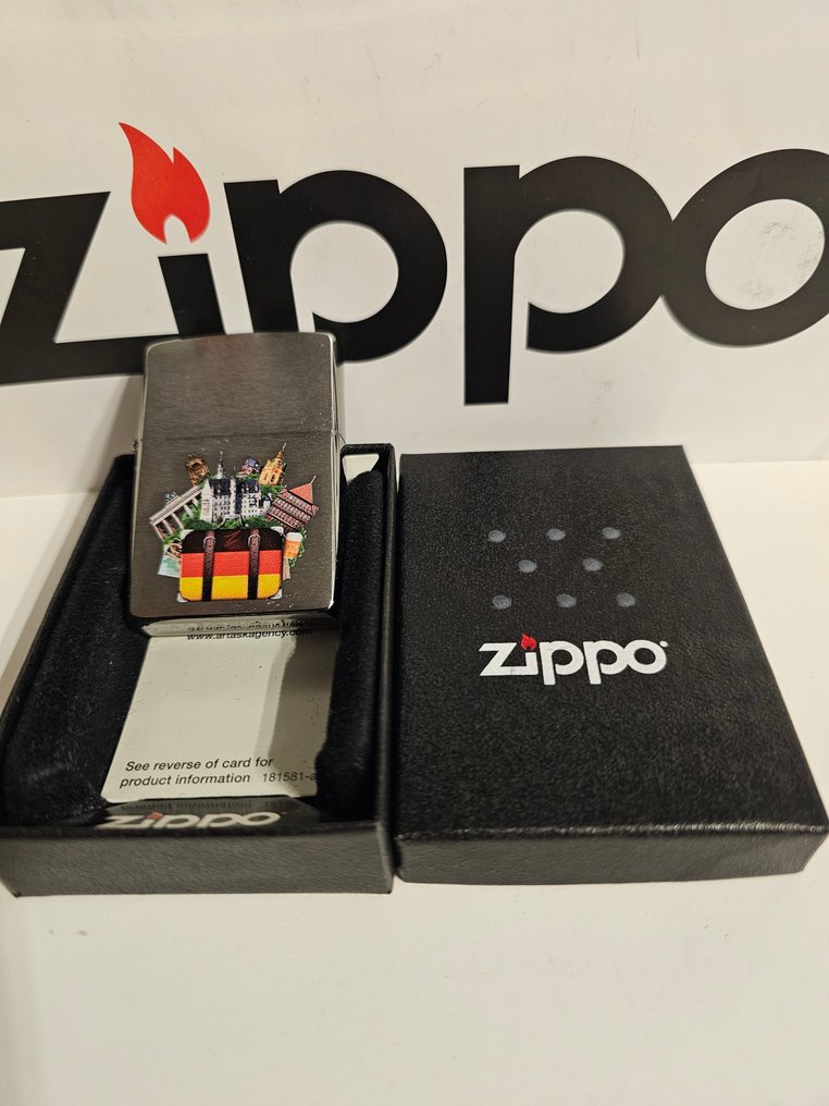 Zippo - Zippo "Berlin Germany"  (C 16) - χωρίς τιμή ασφαλείας - Αναπτήρας - Χάλυβας #1.0