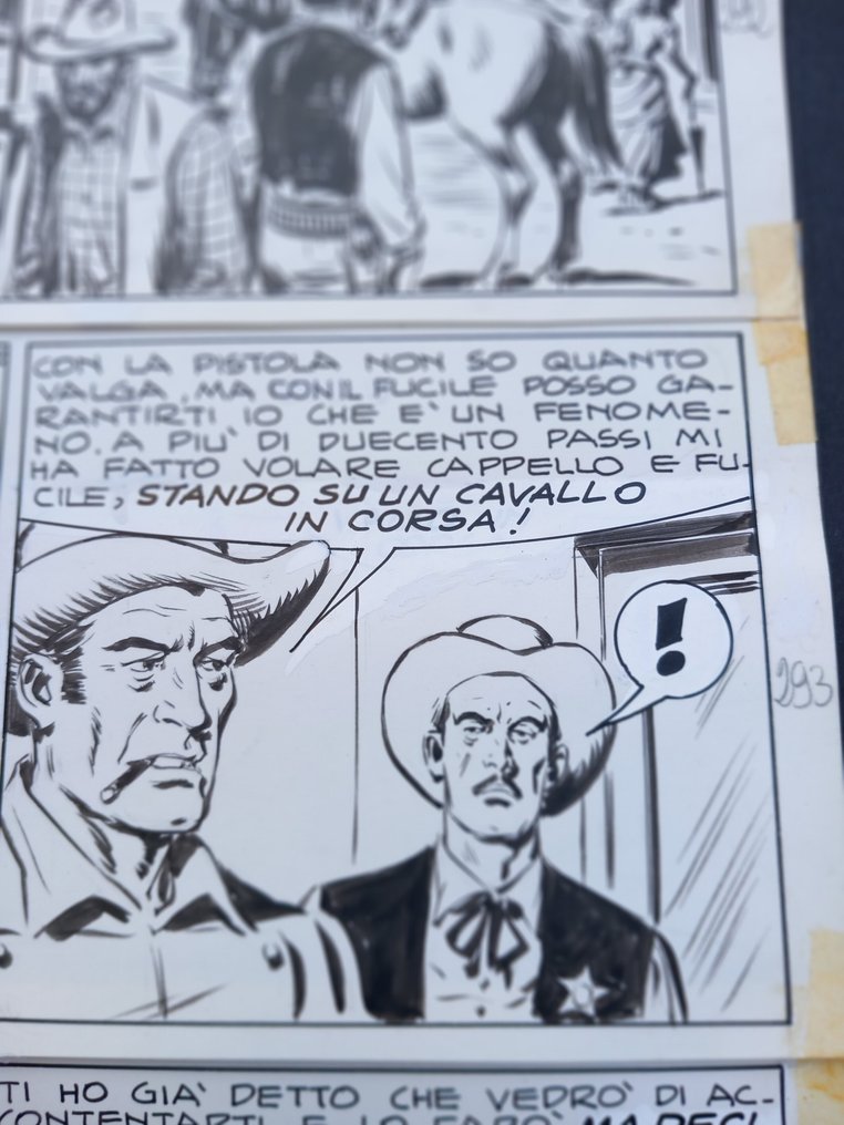 Nicolò,  Erio - 1 originalt bord - Tex - Vigilantes - 1966 #3.2
