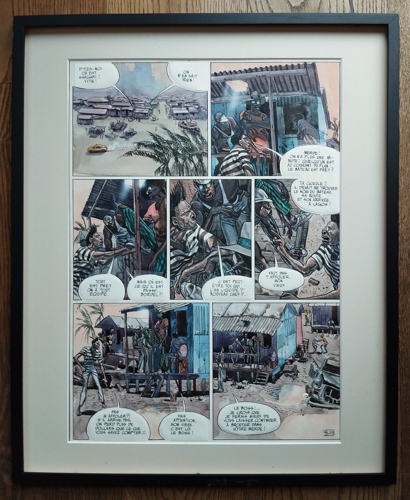 Schultheiss - 1 Original page - Le reve du requin - 1985 #1.0