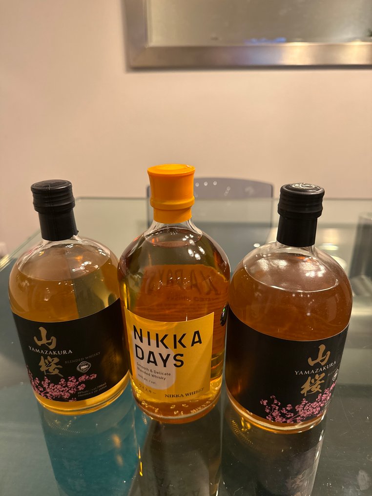 Nikka Days + Yamazakura Blended  - 70cl - 3 bottiglie #3.2