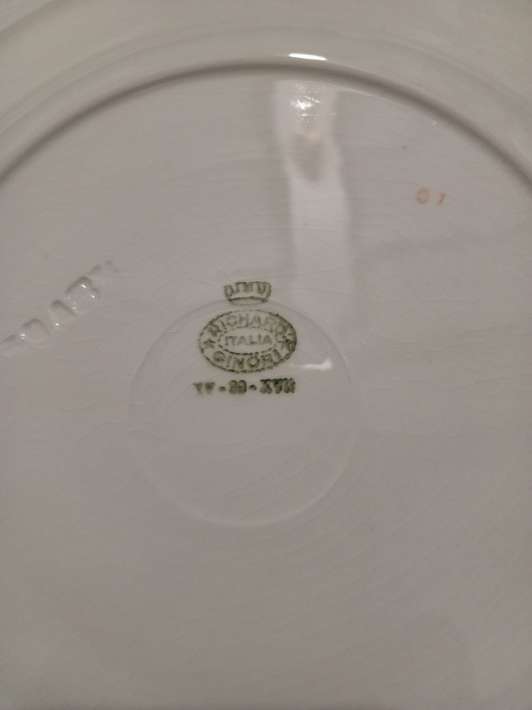 Richard Ginori - 12人用餐桌用具 (39) - 瓷 - Merlato dorato #2.1