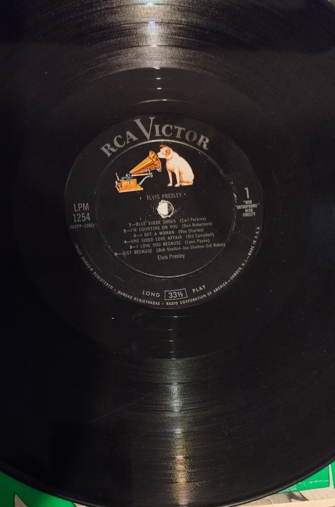 艾維斯·普里斯萊/貓王 - ELVIS PRESLEY / LPM-1254 / USA - LP - 1956 #3.2
