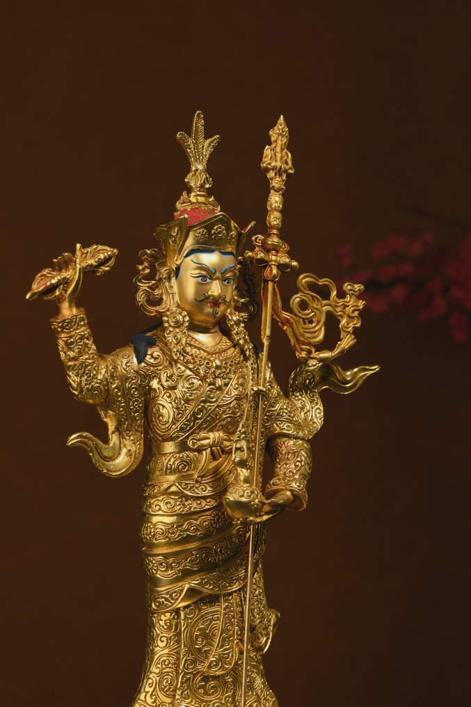 εκπληκτικό άγαλμα του Βούδα Padmasambhava - Ορείχαλκος - 2020+ #3.2
