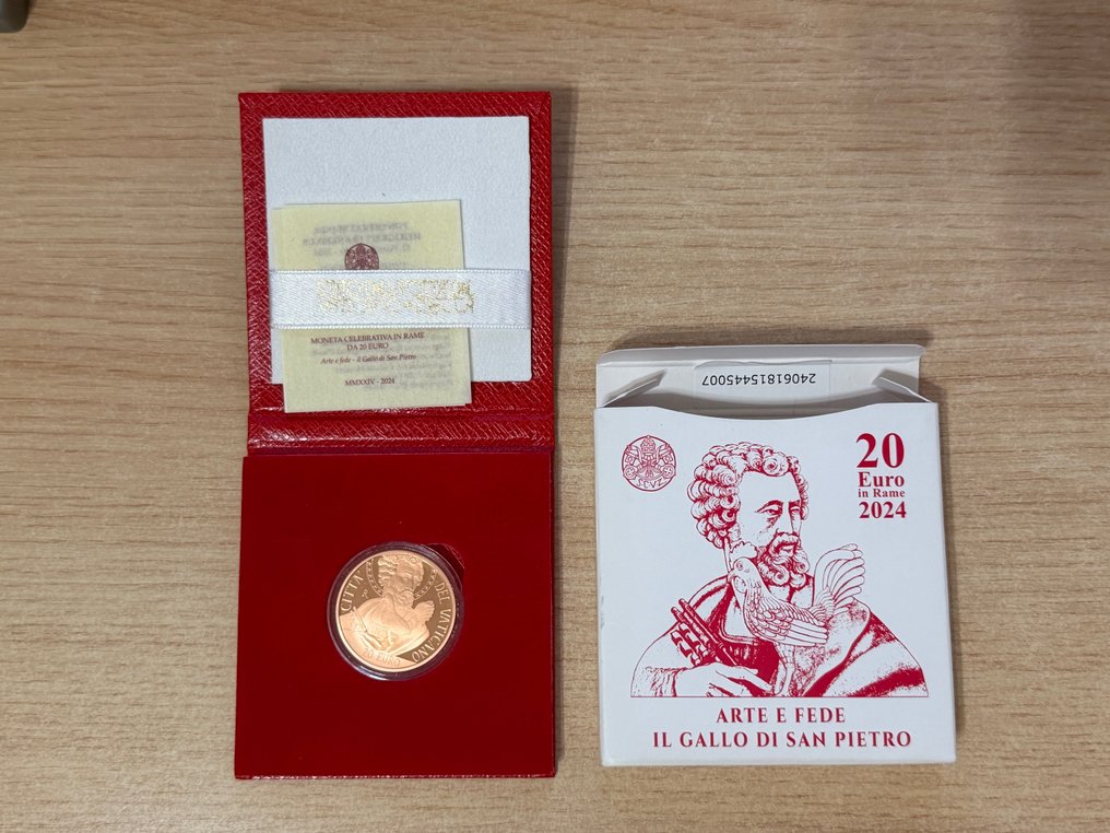 教廷. 20 Euro 2024 "San Pietro" Proof  (沒有保留價) #1.0