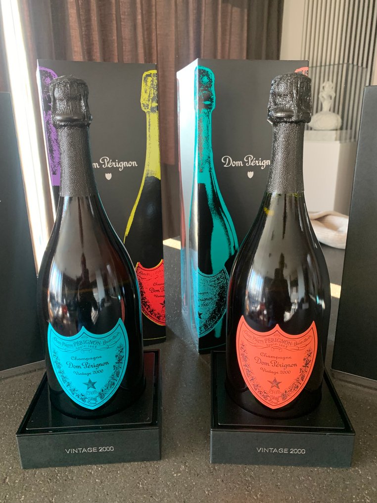 2000 Dom Pérignon, Andy Warhol Limited Edition - Champagne Brut - 2 Pullot (0.7 L) #1.0