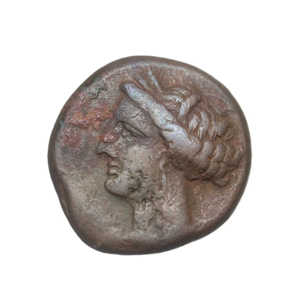 Zeugitana, Carthage Shekel 300-264 a.C. ¿Cerdeña? (Ingen mindstepris) #2.1