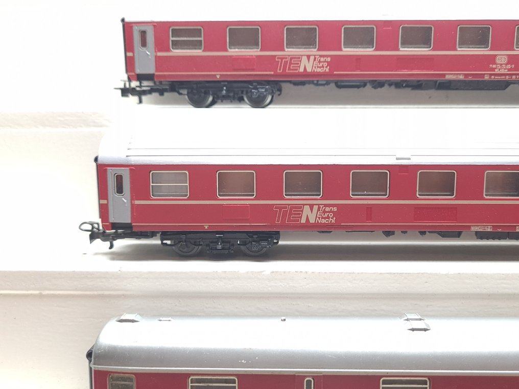 Märklin H0 - 4093/4094/4150 - 模型客運火車 (5) - 5x 高速列车车厢 - DB #4.3