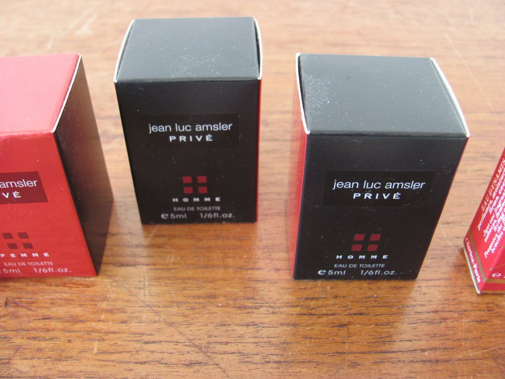 Jean Luc Amsler-Yves Rocher-Pascal Morabito-Clarins - Μπουκαλάκια αρωμάτων (8) - Γυαλί #3.2