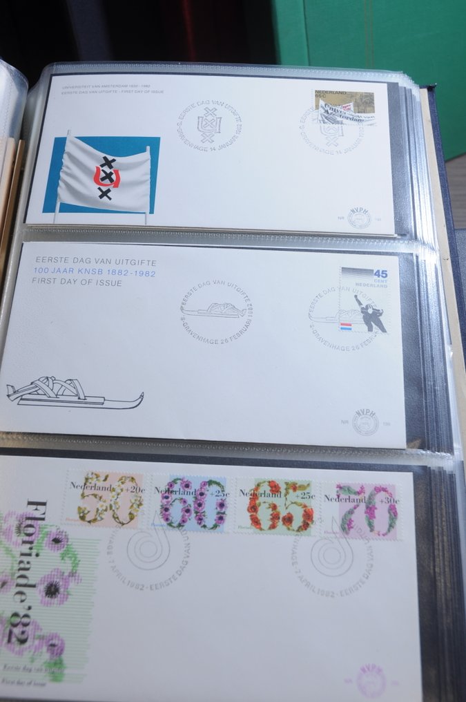 荷兰  - 百枚首日封收藏，收录于各种相册中 #4.3