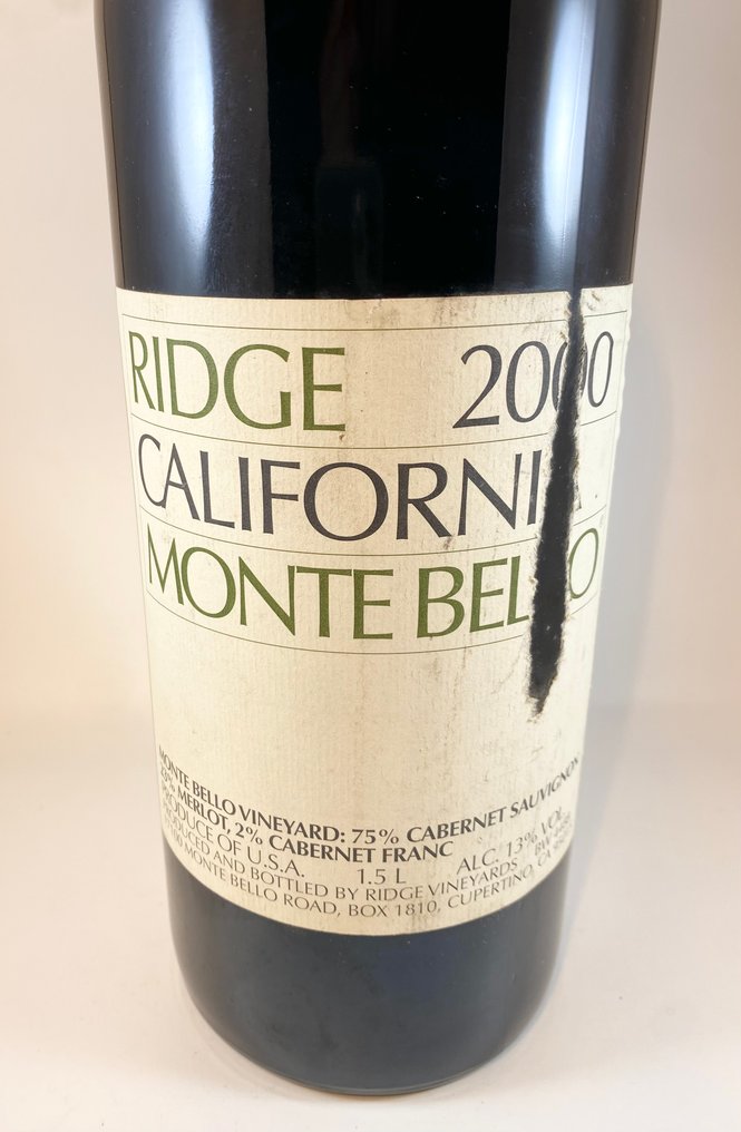 2000 Ridge Vineyards, Monte Bello onte Bello - 加州, Monte Bello - 1 馬格南瓶(1.5公升) #2.1
