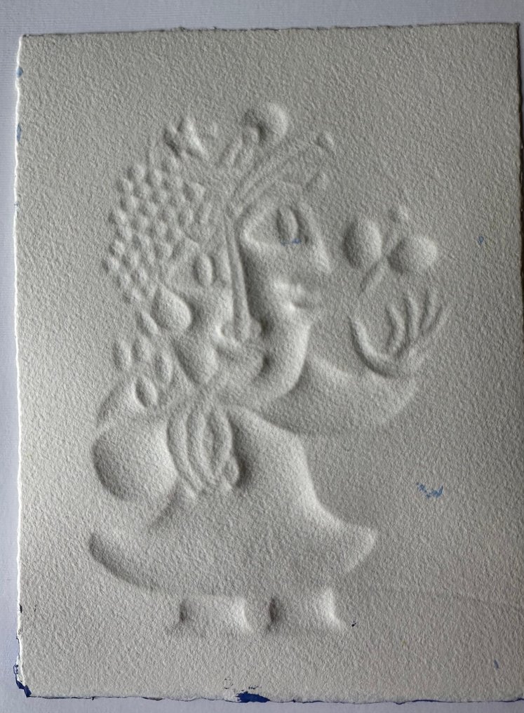 Juan García Ripollés (1932) - Chica con fruta #4.3