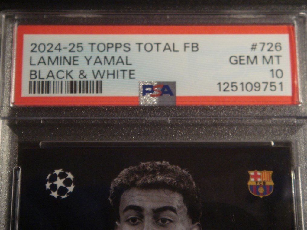 2024/25 Topps Total FB Lamine Yamal /10 - PSA 10 - 1 Graded card #3.2