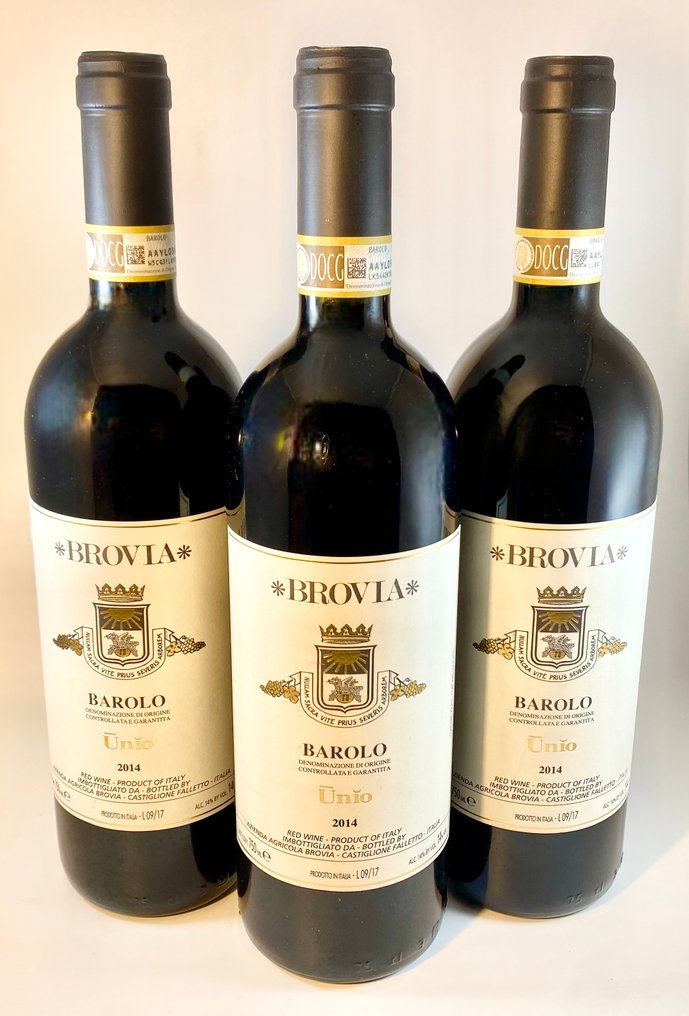 2014 Brovia Barolo Unio - Barolo DOCG - 3 Bouteilles (0,75 L) #2.1