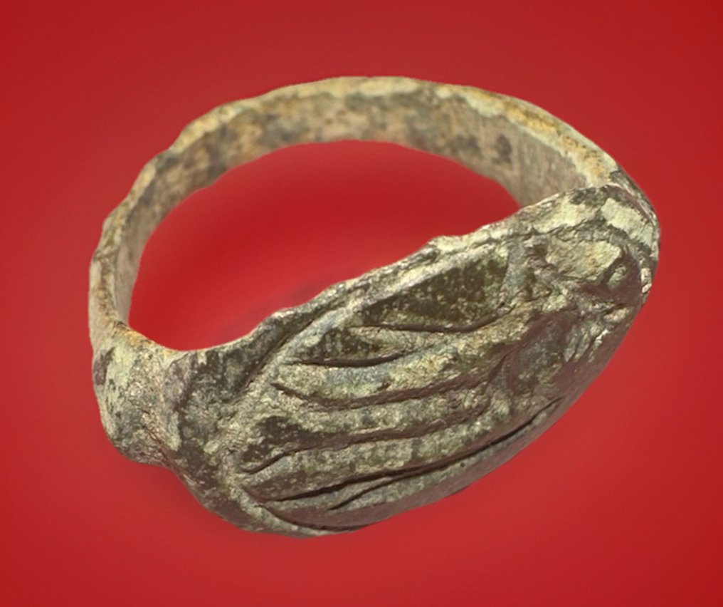 Antigua Roma, Imperio Bronce anillo  (Sin precio de reserva) #2.1