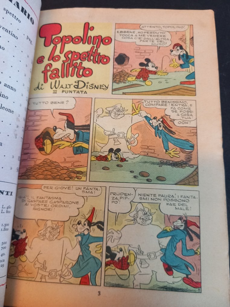 Topolino n. 37 - con  bollini concorso - 1 Comic - Primera edición - 1952 #2.1