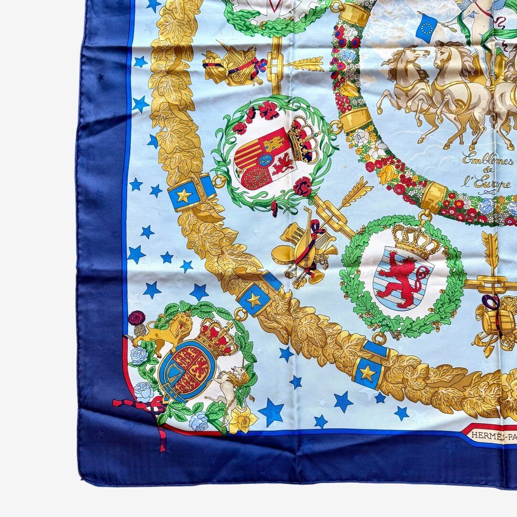 Hermès - Emblemes de L'Europe - Κασκόλ #4.3