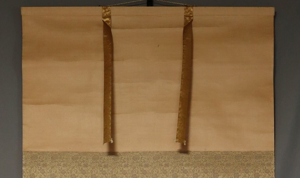 雪景 - 秀信笔签名作品 - 真丝 - Kano Hidenobu(?-?) - 日本 - Late Edo period #2.1