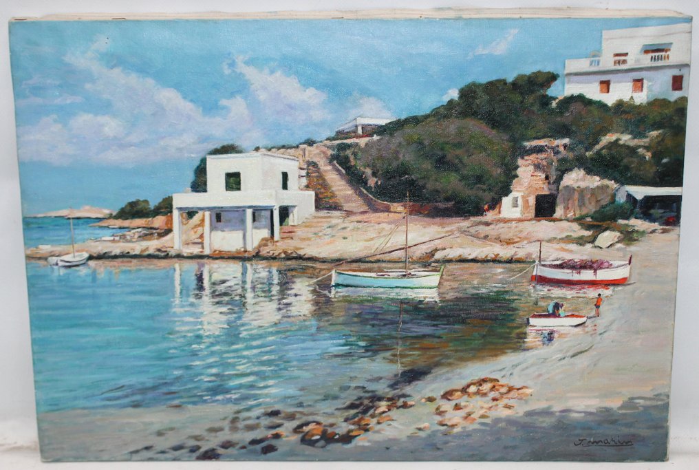 Joan Marín Barberán (1920-2016) - Playa de Santandria (Menorca) #1.0