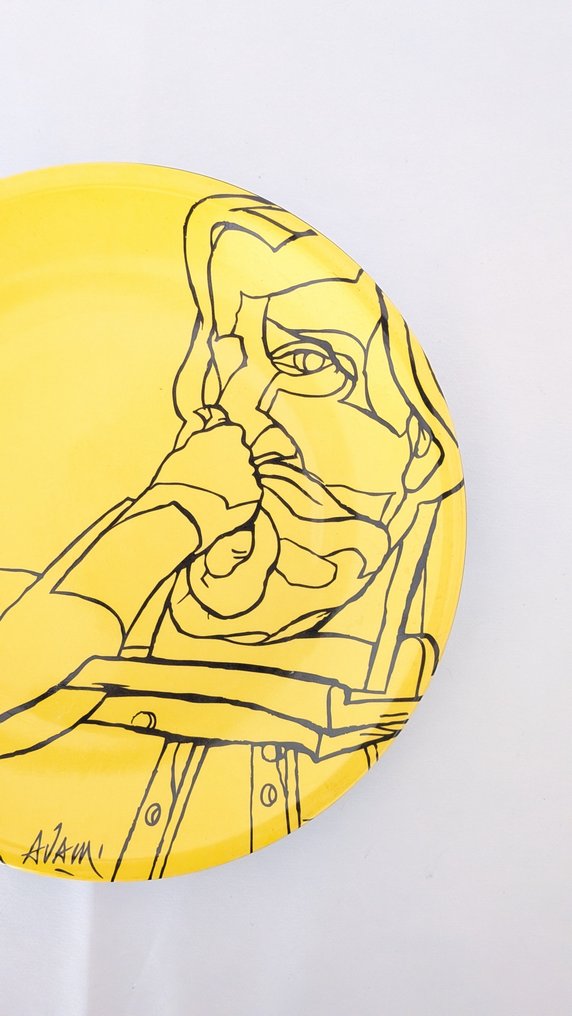 Valerio Adami (1935) - 盘子 - Media Italia - 瓷 - 朱塞佩·威尔第 #1.0