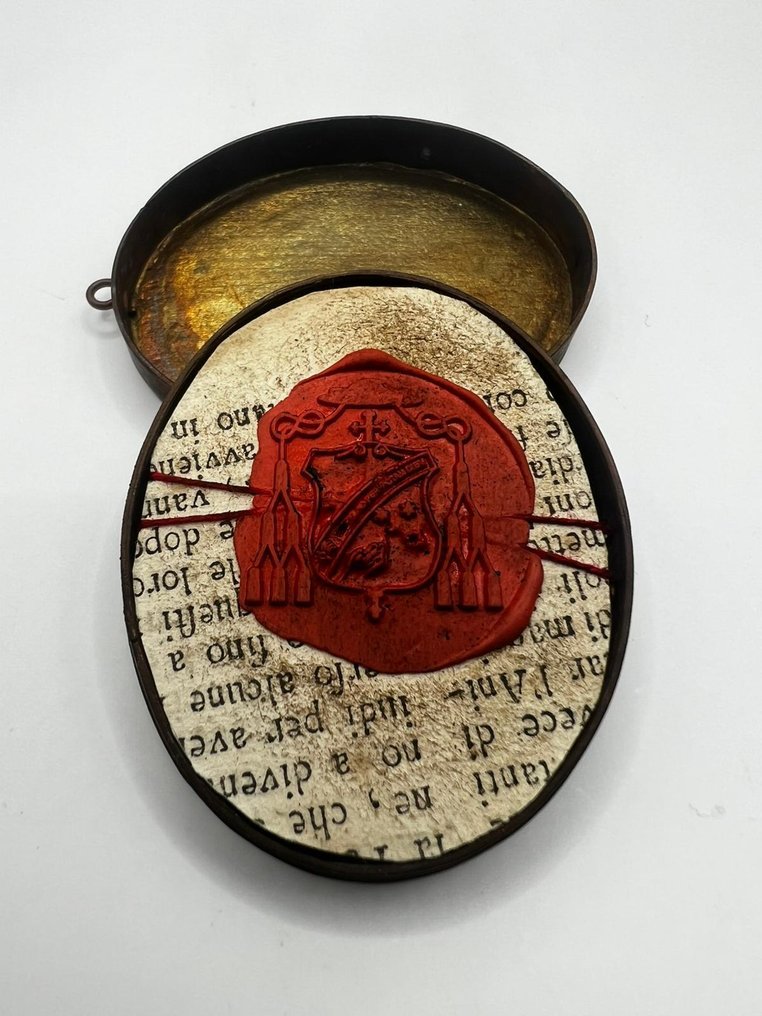  圣骨箱 - 黄铜色, 金色的卡蒂略, 玻璃 - XX 世纪 - 圣托马索使徒  #1.0