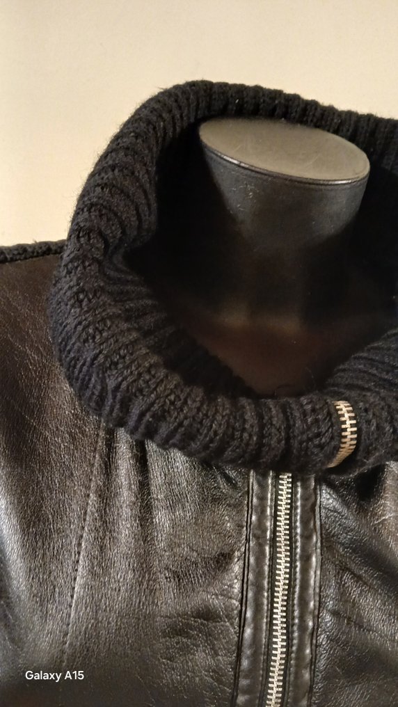 J.C. de Castelbajac X Iceberg - Veste en cuir - Vintage #4.3