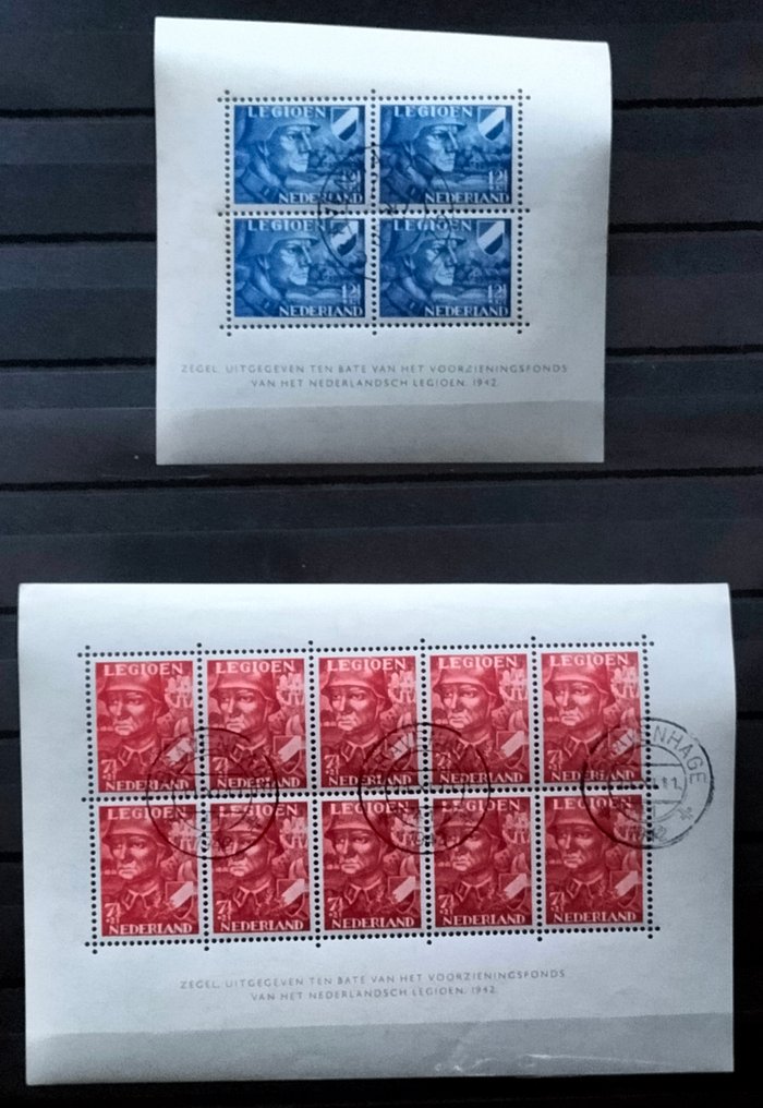 荷兰 1942 - 列伊恩布洛肯 - Nvph 402/403V #1.0