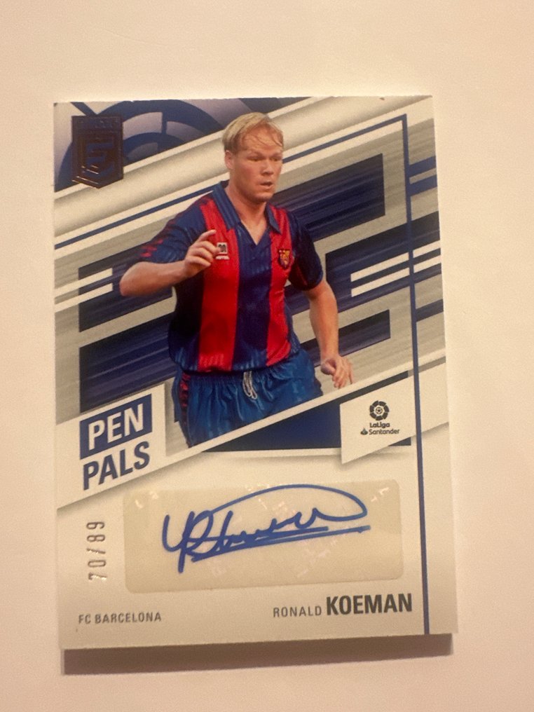 2022/23 Panini Donruss Elite Ronald Koeman Auto /99 - 1 Card - Excellent (EX) #1.0