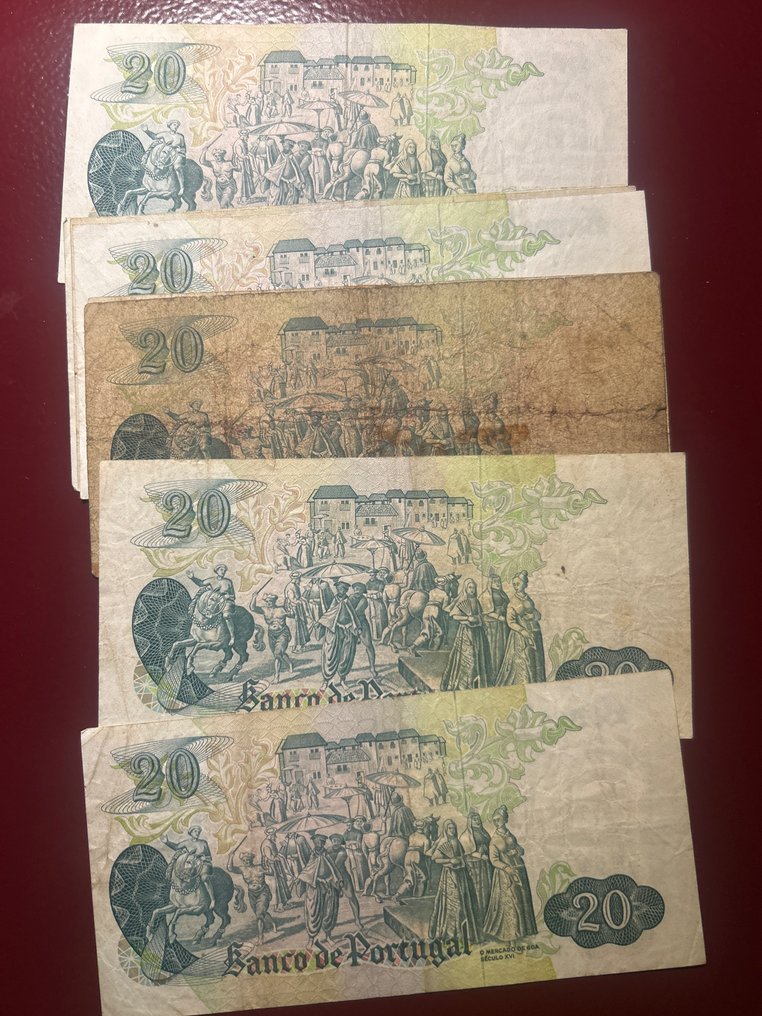 Portugal. - 50 banknotes - various dates  (No reserve price) #4.3