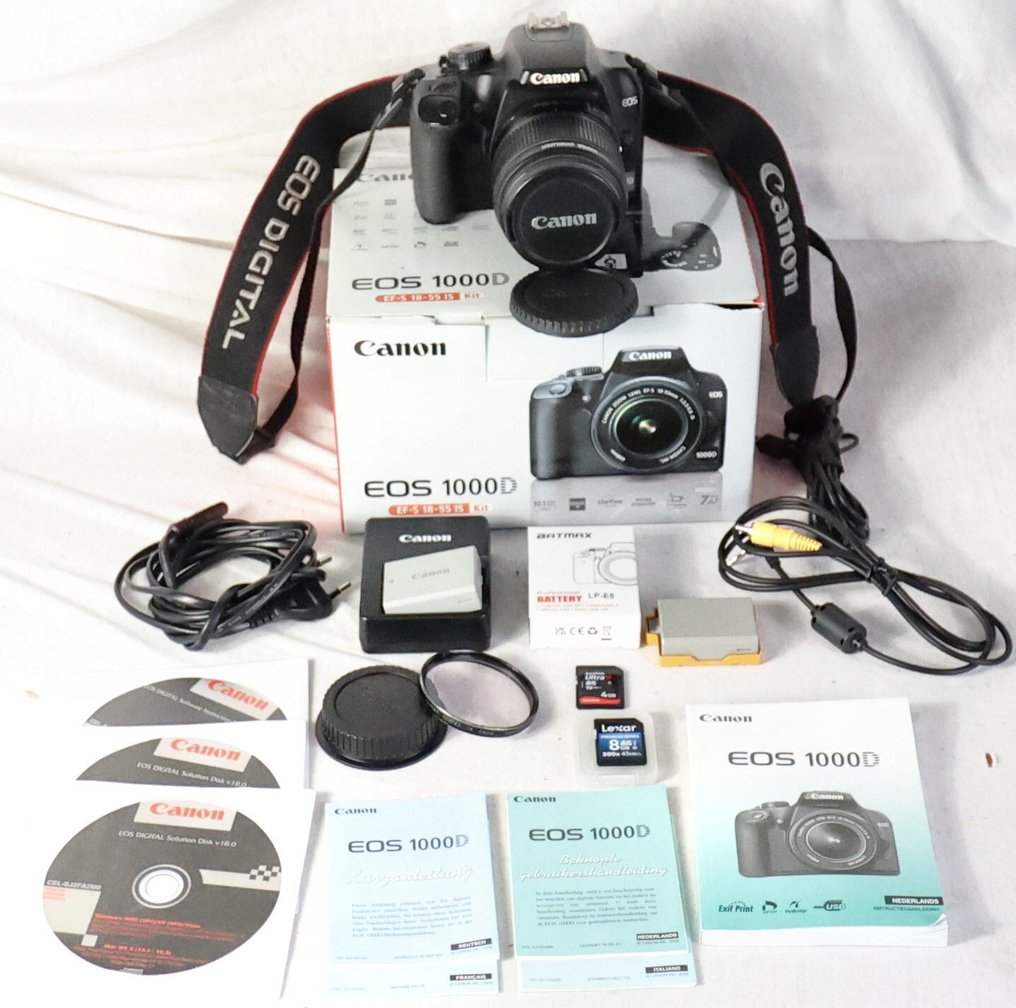 Canon EOS 1000D met EF-S 18-55mm IS en Accessoires Ψηφιακή φωτογραφική μηχανή #1.0