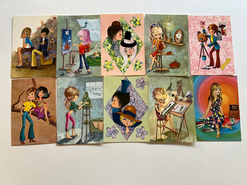 Fantaisie Vintage - Postal (170) - 1960-1980 #2.1