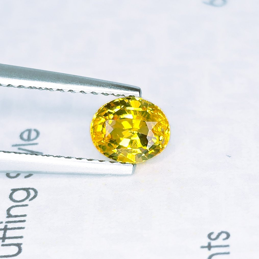 χωρίς τιμή ασφαλείας Κίτρινο Ζαφείρι - 1.03 ct - International Gemological Institute (IGI) #1.0