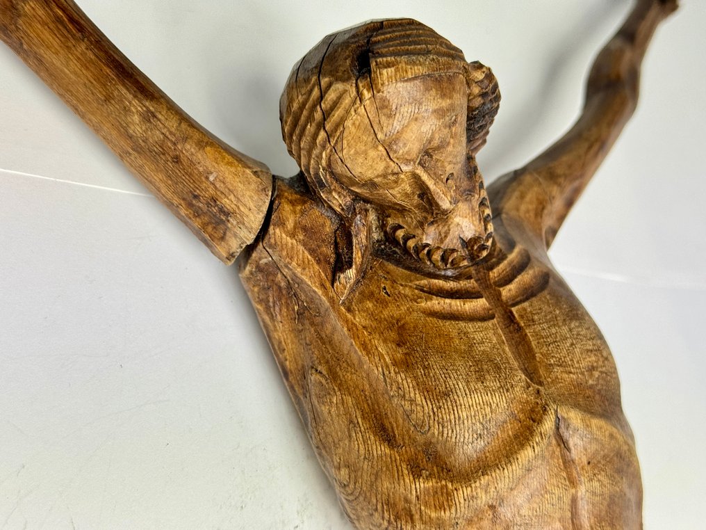 雕像, Corpus Christi - 19e eeuw - 57 cm - 木 #2.1