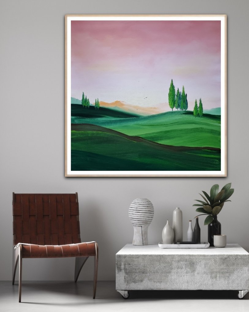 Alla Faber - XL Dreamscape Horizon Nr. 9 - Green Silence #2.1