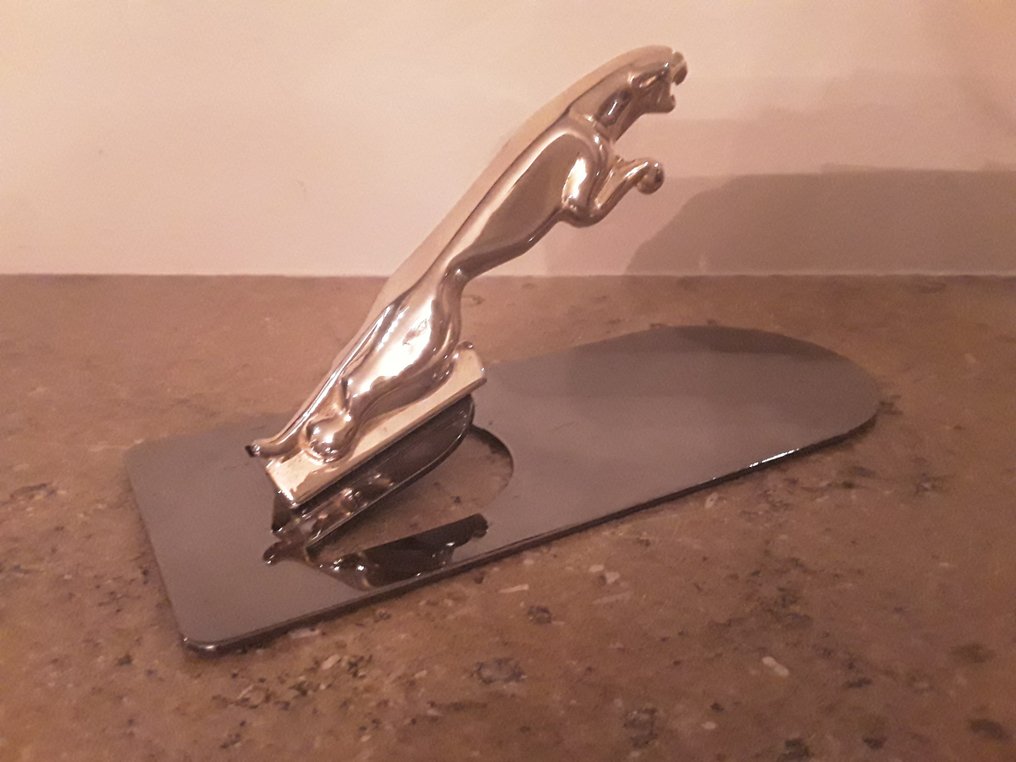 Jaguar - Μασκότ - Jaguar motorkap ornament - Μέταλλο, Επιχρωμιωμένο #3.2